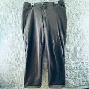 Lee Women’s All Day Pant Jeans 36x30 Black Relaxed Straight Leg Stretch Comfort